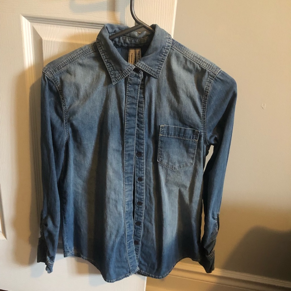 Jean blouse